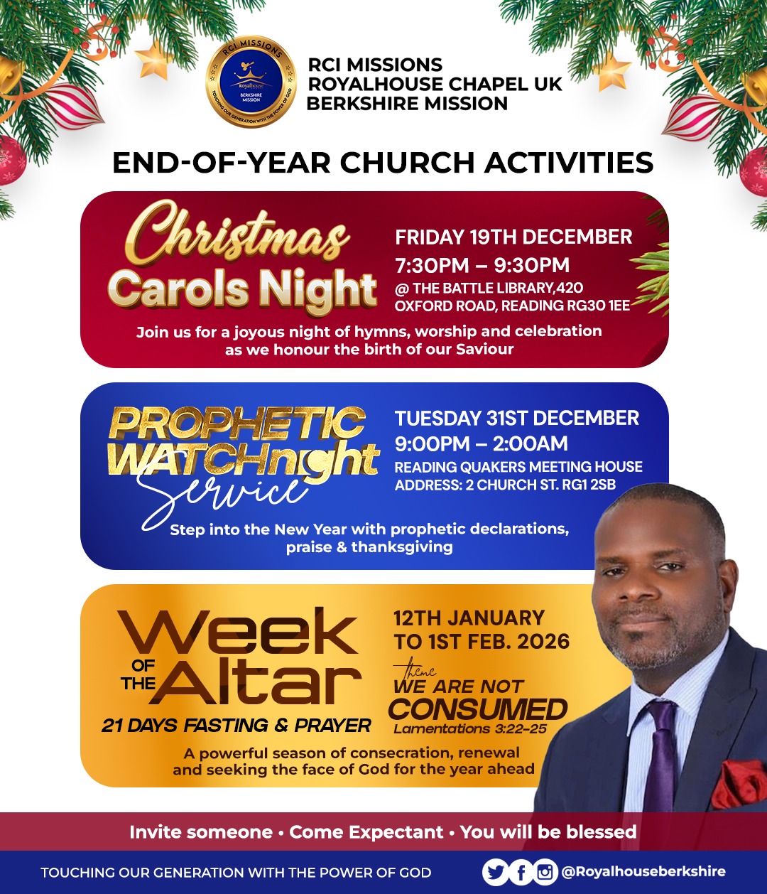 EOY Church Activities