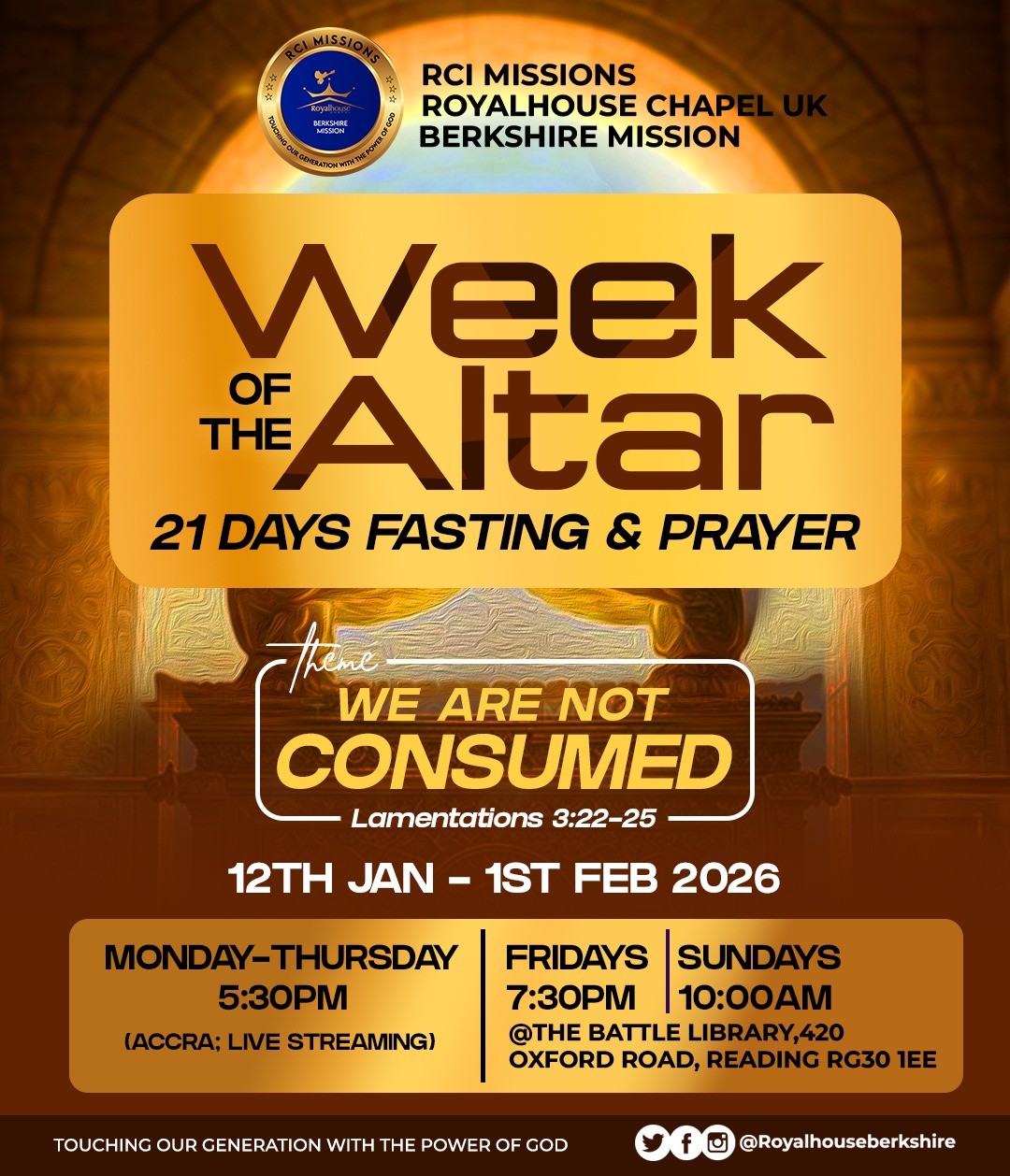 Week Of The Altar